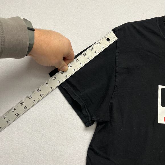 Radio Shack Vintage Y2k 90's Inspired Retro Black T-Shirt Men's Large - Picture 7 of 8